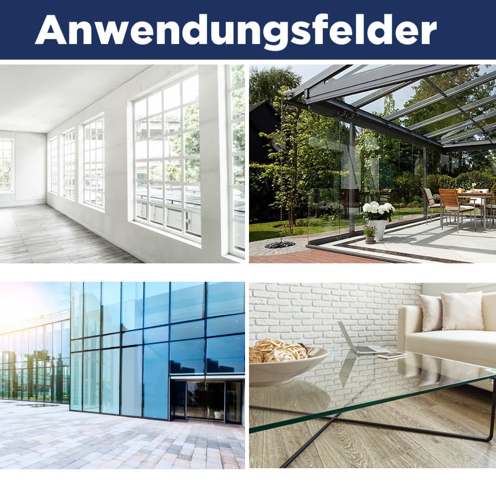 CleaningBox 5-in-1 Kompostierbare ReadyWipes Glas & Fenster 50er Nachfüllpack Weiß, 30x30 cm