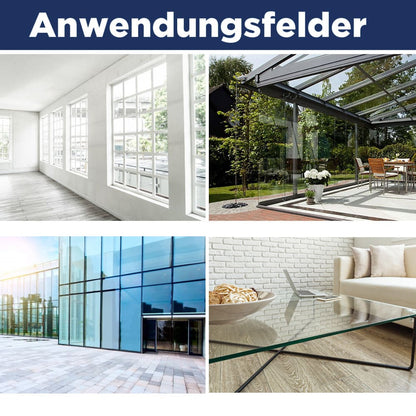 CleaningBox 5-in-1 Kompostierbare ReadyWipes Glas & Fenster 50er Nachfüllpack Weiß, 30x30 cm