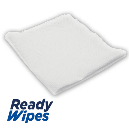 CleaningBox 5-in-1 Kompostierbare ReadyWipes Glas & Fenster 50er Nachfüllpack Weiß, 30x30 cm