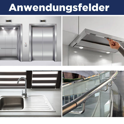 CleaningBox 4-in-1 ReadyWipes Reinigungstücher Edelstahl & Fahrstuhl 50er Spenderbox