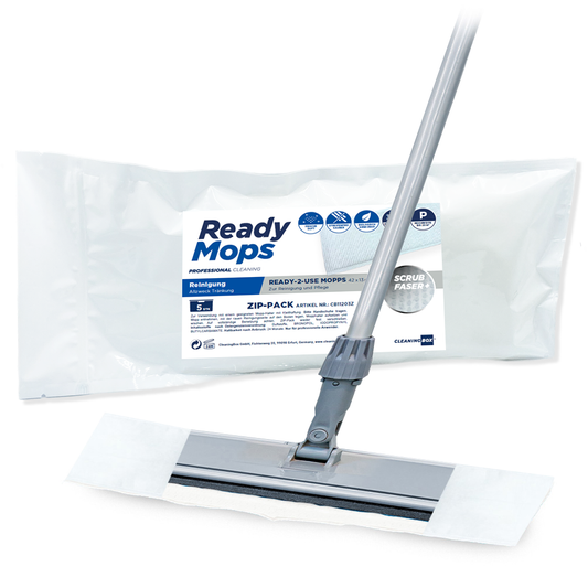 CleaningBox ReadyMops P Allzweck Reichweite 20 m², 42x13 cm, weiß, 5er ZIP-Pack
