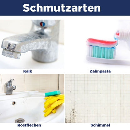 CleaningBox 5-in-1 Compostable ReadyWipes Sanitary &amp; Bathroom 50-Count Dispenser Box Yellow, 30x30 cm 